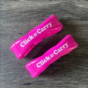 Click & Carry Grocery/Travel Bag Carriers Set of 2